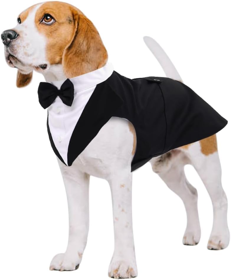 Kuoser Formal Dog Tuxedo Set