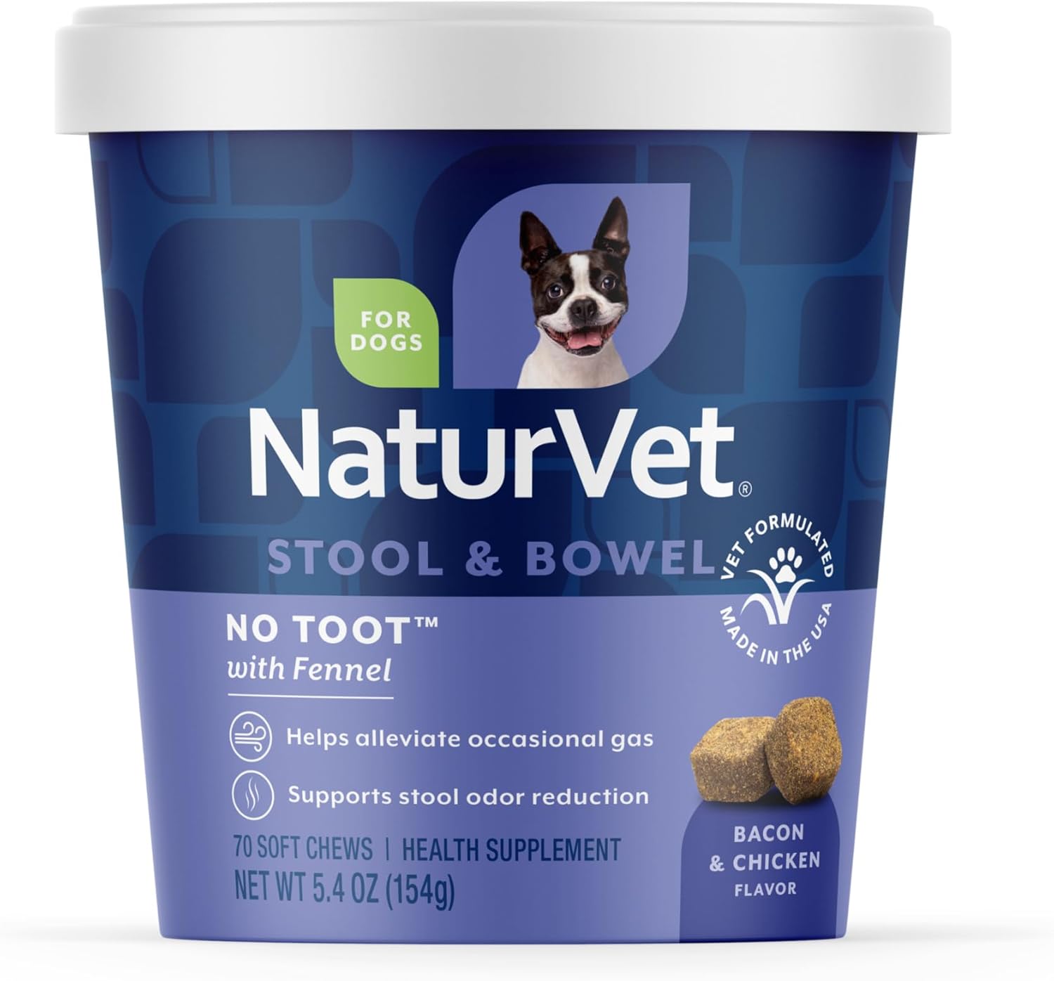NaturVet No Toot Fennel Soft Chews