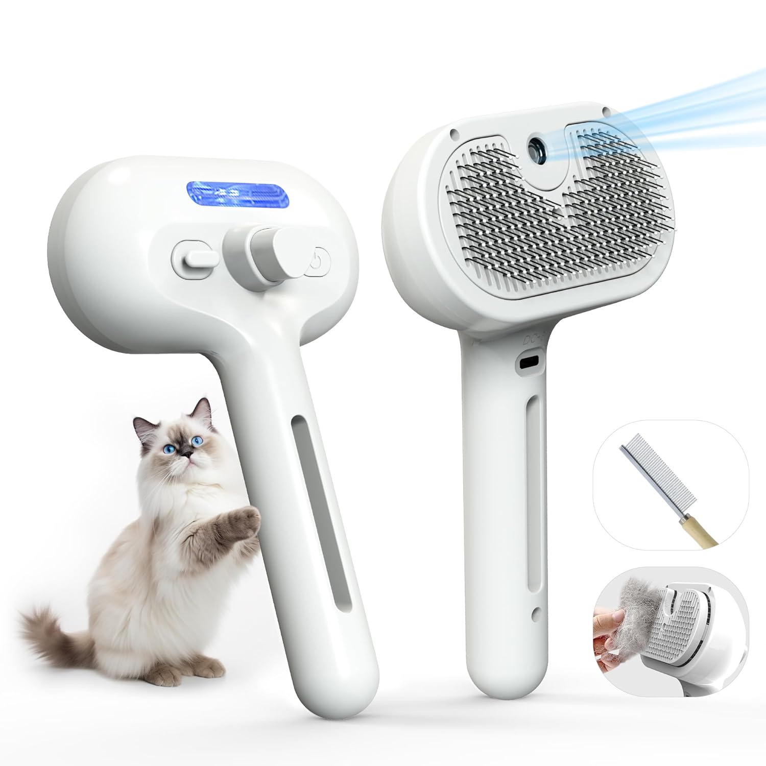 Eilimy Electronic Mist Pet Brush