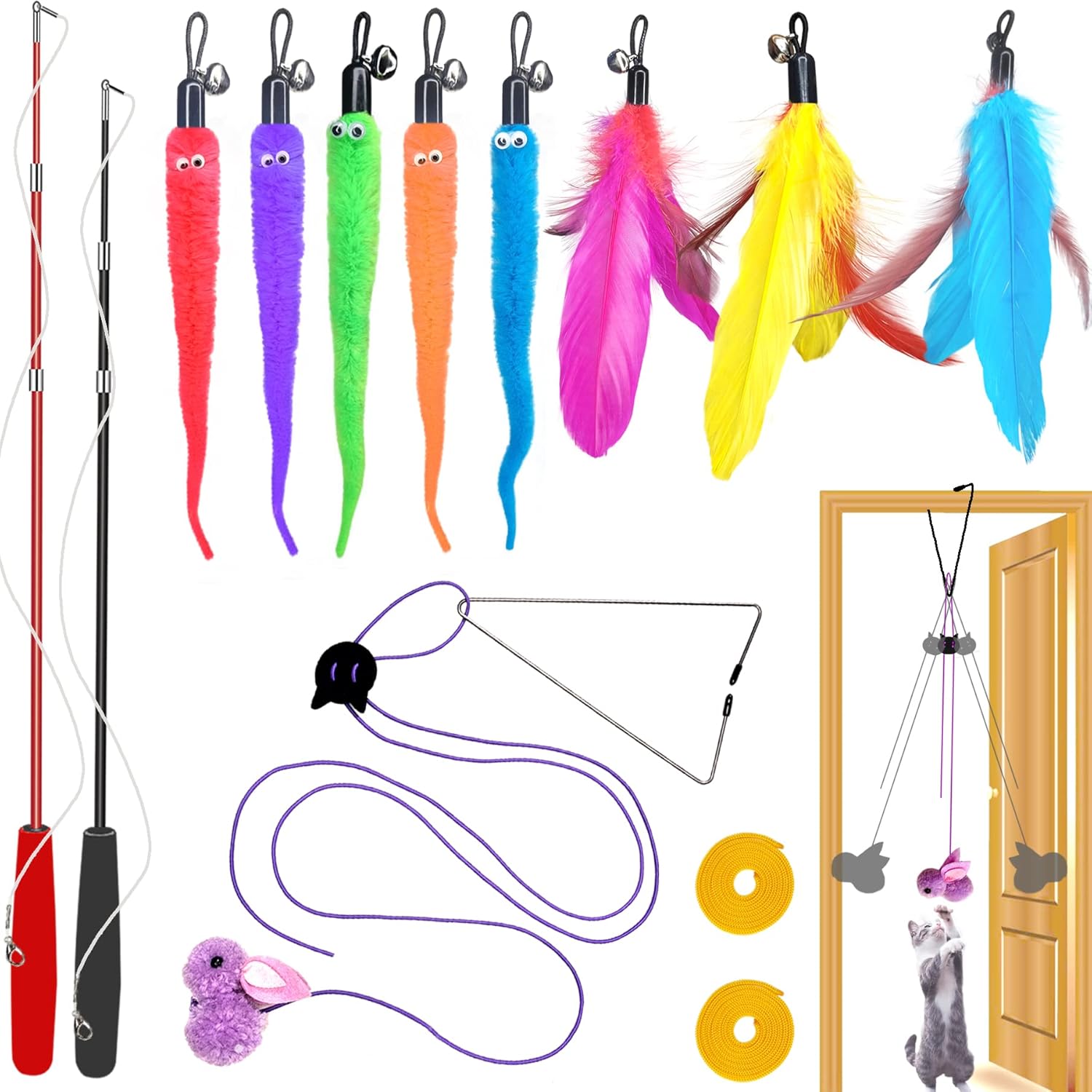 ZPH Retractable Wand Toy Set