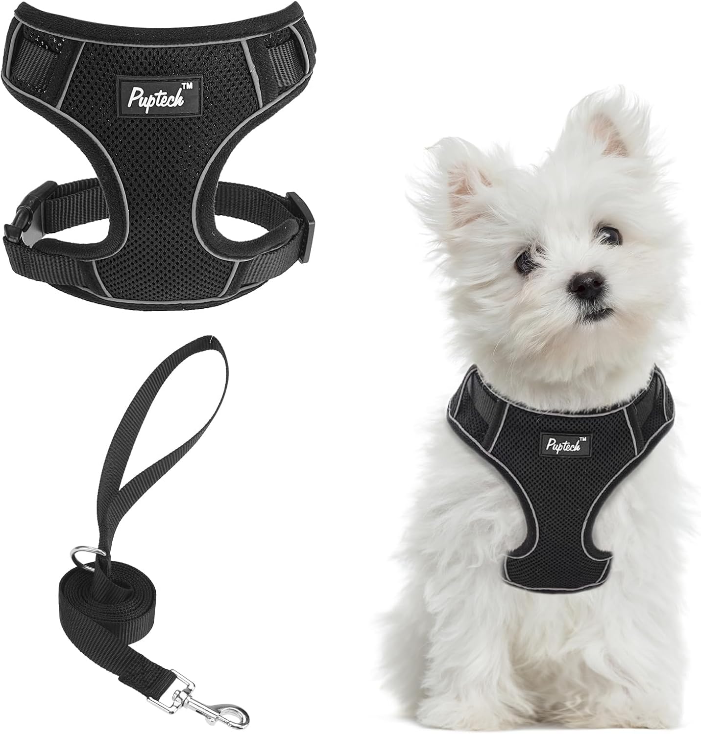 PUPTECK Reflective Harness Set