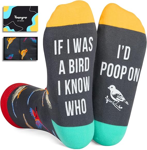 HAPPYPOP Bird Watching Socks