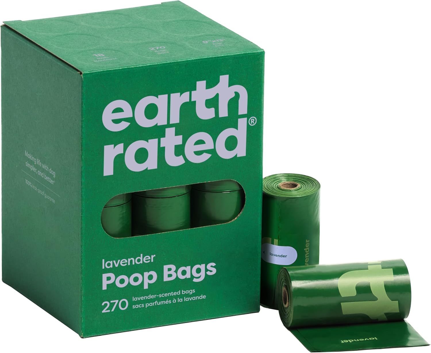 Earth Rated Lavender Dog Waste Bags
