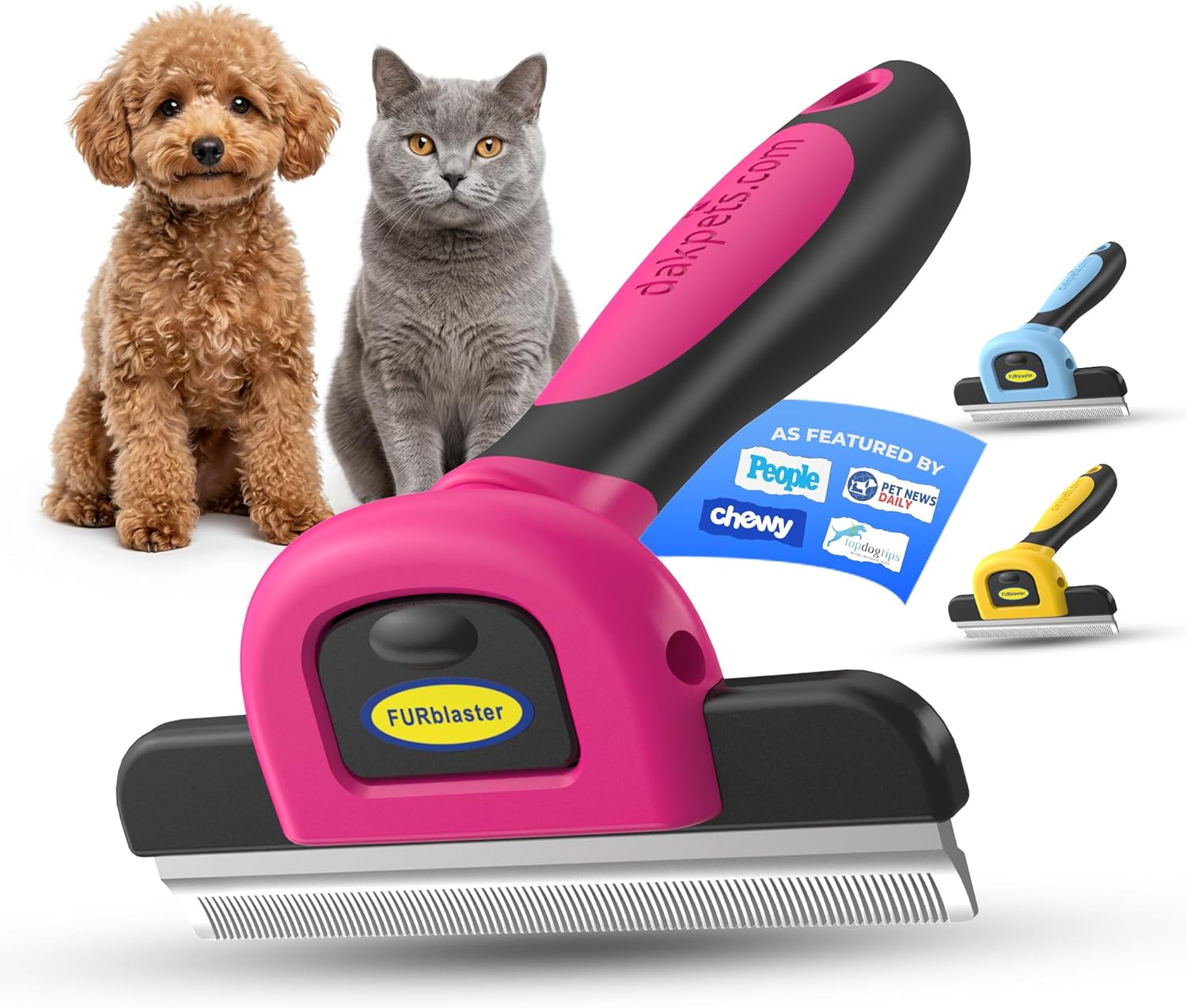 DakPets Stainless Steel Deshedding Tool