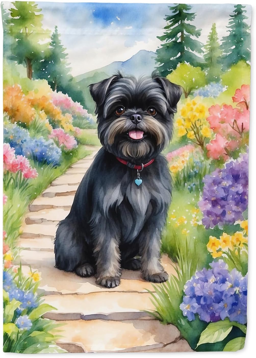 Caroline’s Treasures Affenpinscher Garden Flag