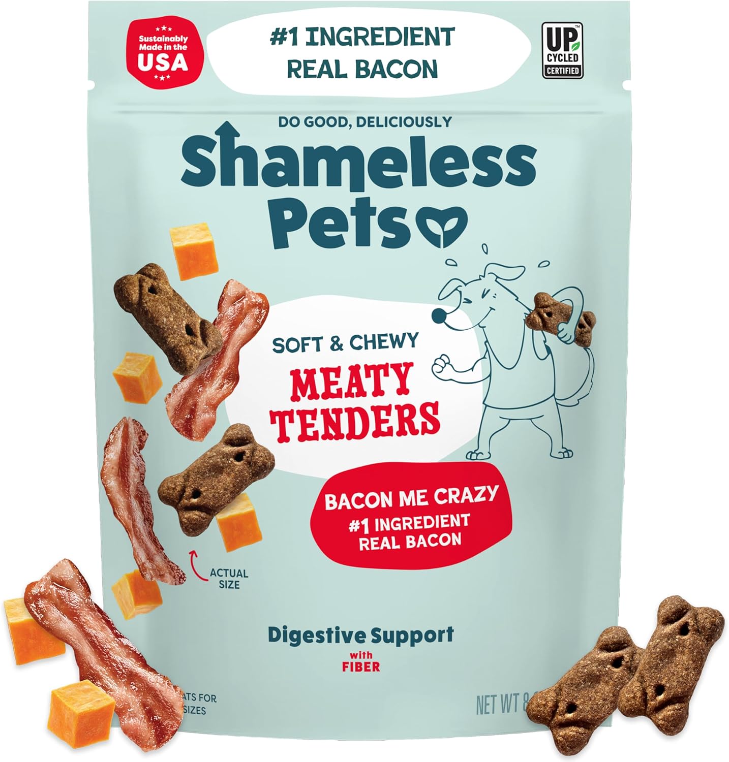 Shameless Pets Bacon Me Crazy Treats