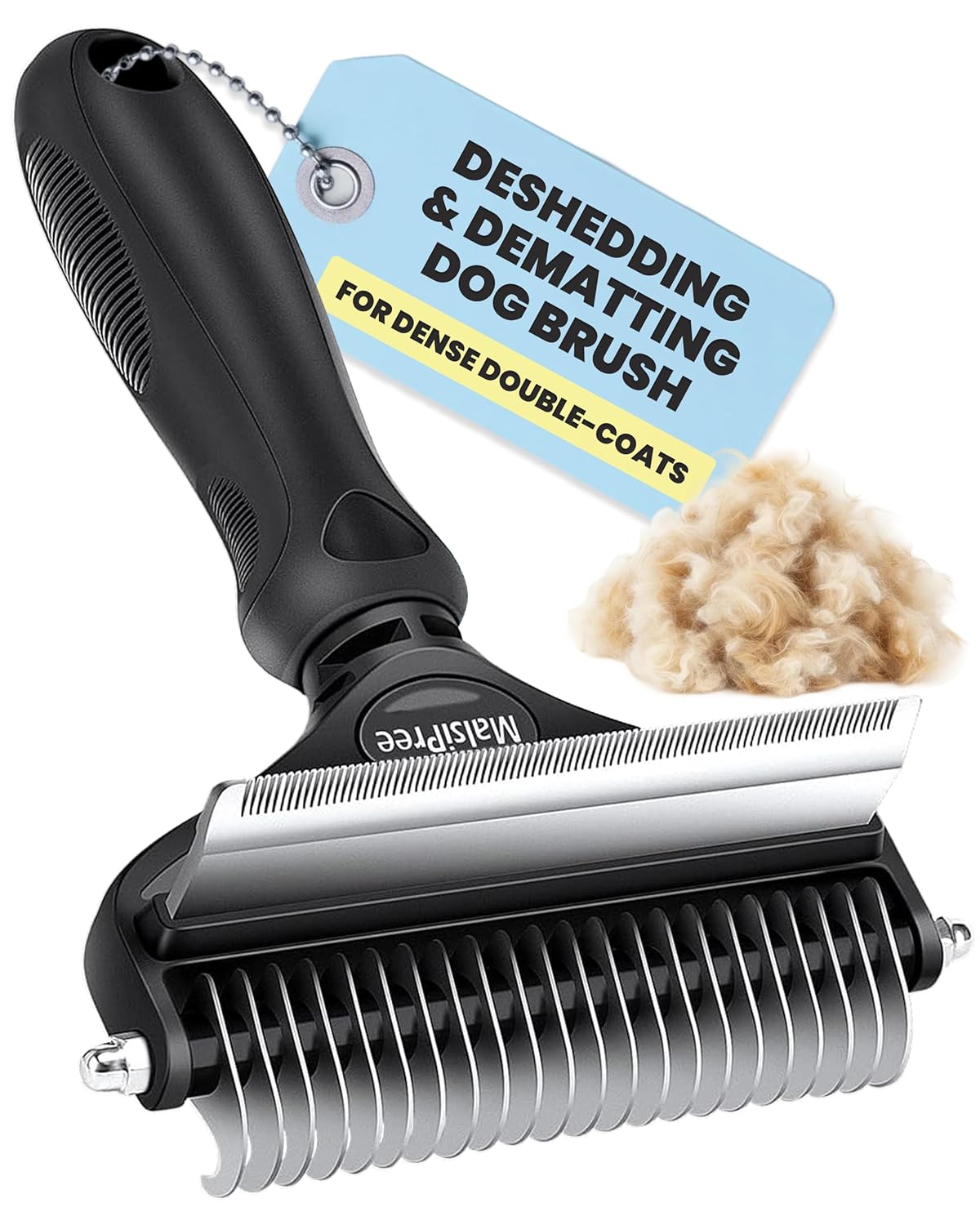 MalsiPree 2-in-1 Undercoat Rake
