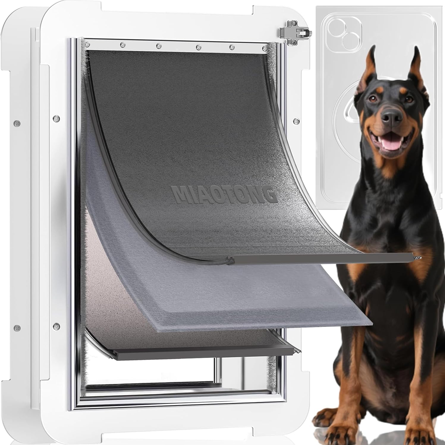 MIAOTONG 3-Flap XL Dog Door