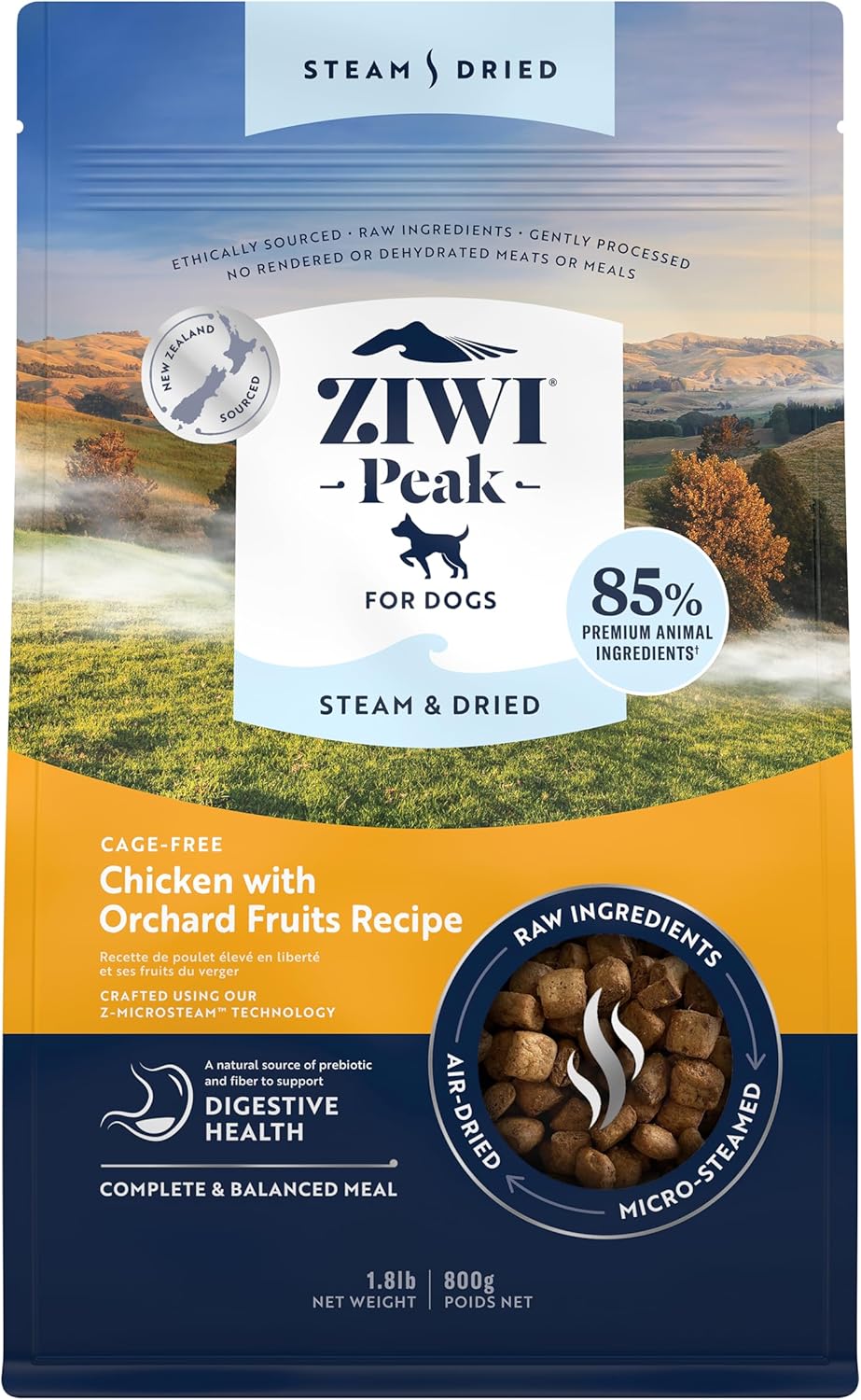 ZIWI Peak Chicken Steam-Dried Dog Food