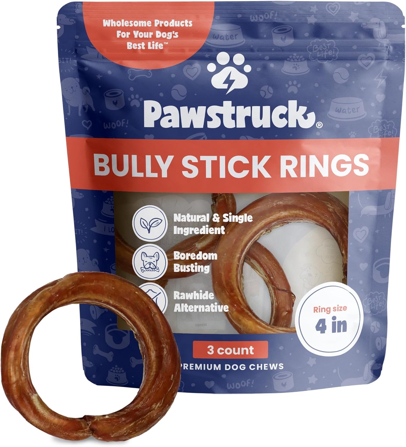 Pawstruck Bully Stick Rings