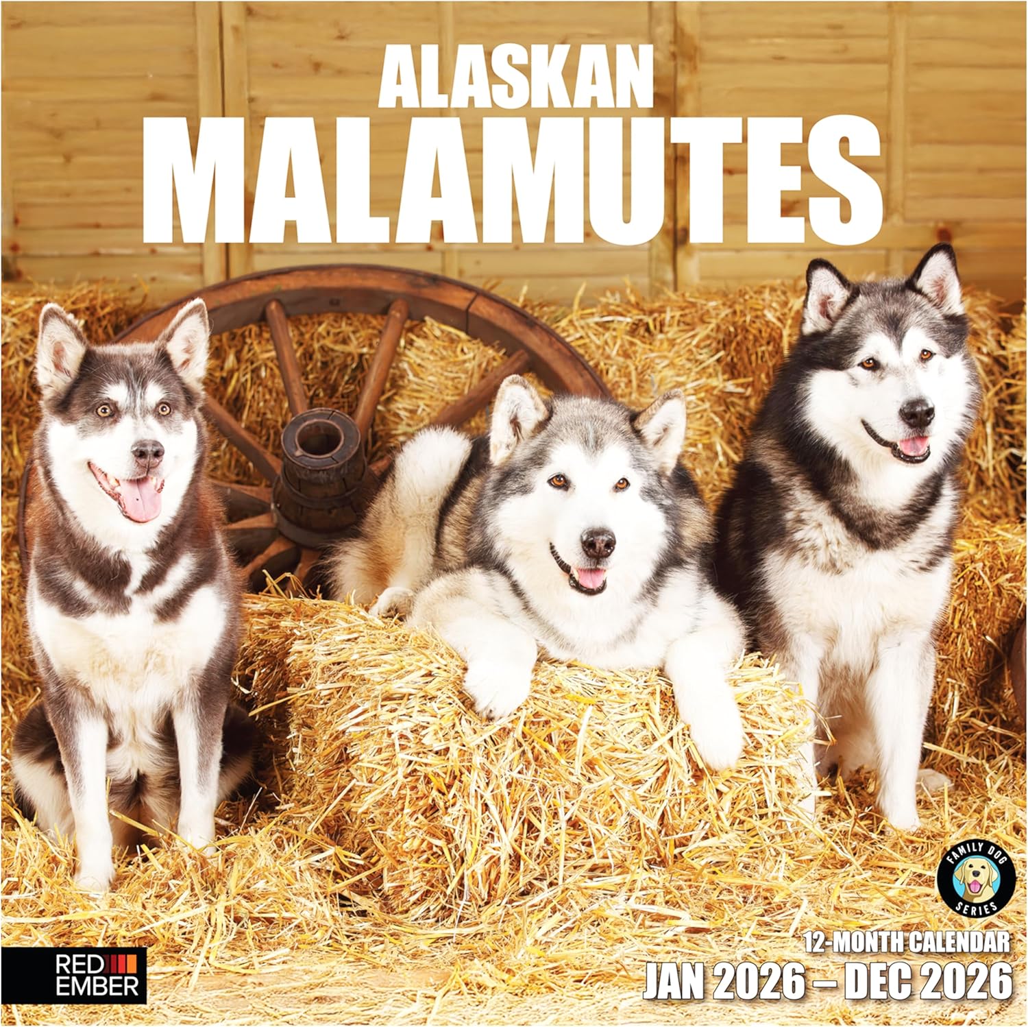 Red Ember Alaskan Malamutes Calendar