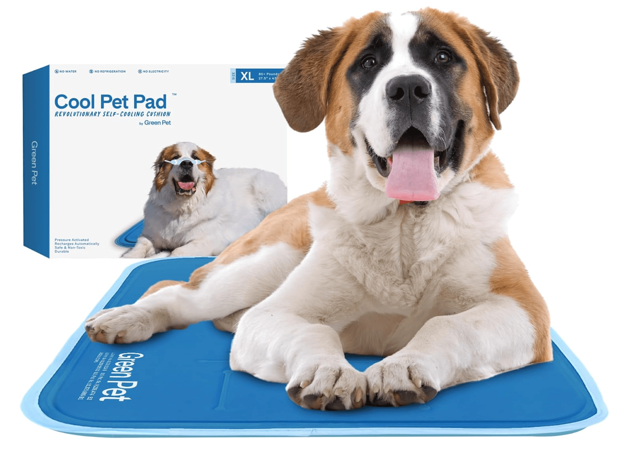 The Green Pet Shop Cool Pet Pad, Extra Large (80+ lbs)